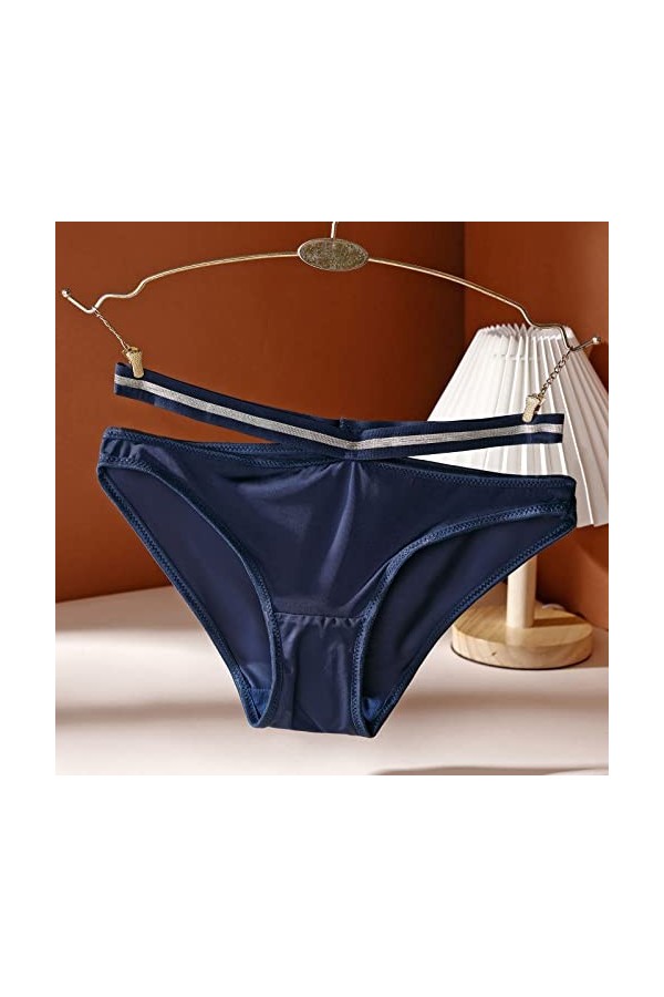 sous-vêtements télécommandés pour Femmes Culottes en Coton sur Culottes Culottes Creuses Femmes Creuses Sexy épissage Sport R