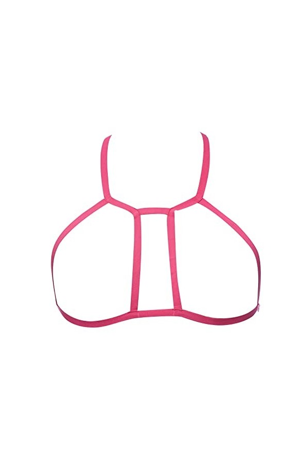 Lingerie Femme Sexy Ensemble Homme Sexy Hot y*2*k Femmes Sexy à Lacets Soutien-Gorge Noir découpe Stretch réglable Lingerie S