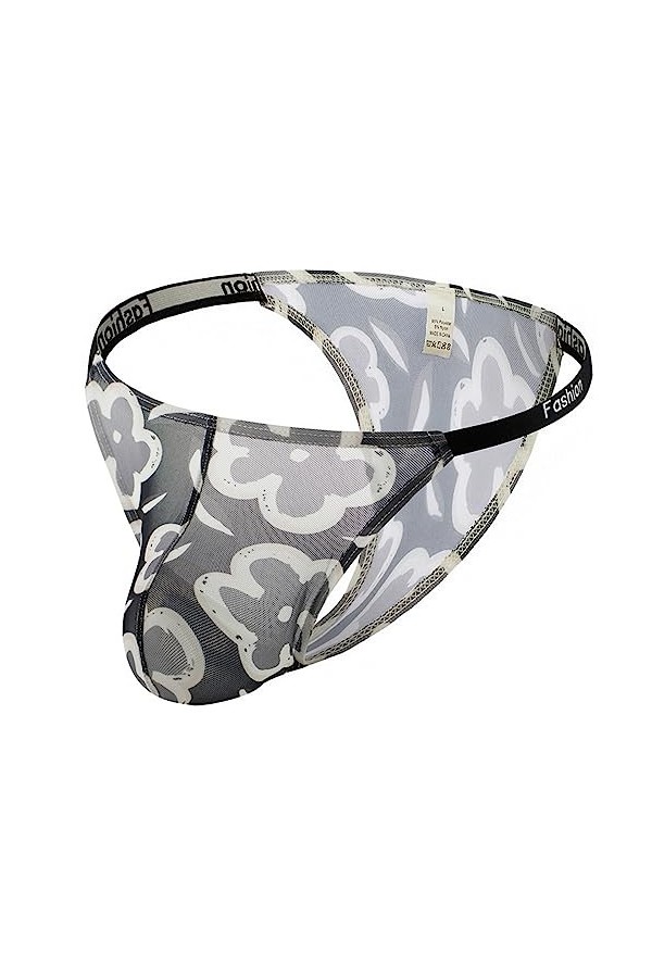 Gefomuofe Sous-vêtements pour homme - Strings avec stretch - String érotique pour homme - Slip confortable et doux - Sous-vêt