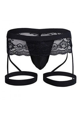 Générique String Femme Sexy Chic Hot Tanga Dentelle Les sous-vêtements Thong Mens Lace Pouch Briefs améliorer Les Pantalons B