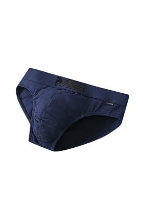 Beokeuioe Sous-vêtements basiques en coton pour homme, b bleu, XL