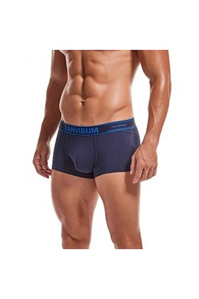 Beokeuioe Boxer pour homme - Respirant - Rétro - Sous-vêtements - Sous-vêtements classiques - Sans coutures - Pour le sport e