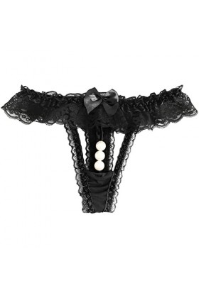 Aoklidil Culotte Taille Basse Sous-Vêtements pour Femmes Sous-Vêtements Homme Sexy Eros, Noir-a, taille unique