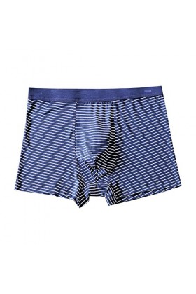 UnoSheng Basketball Sous-vêtements Hommes Rayé -Culotte Homme, Boxer Sexy Jeunesse Rouge, Grand Boxer Respirant Hommes Sous-V