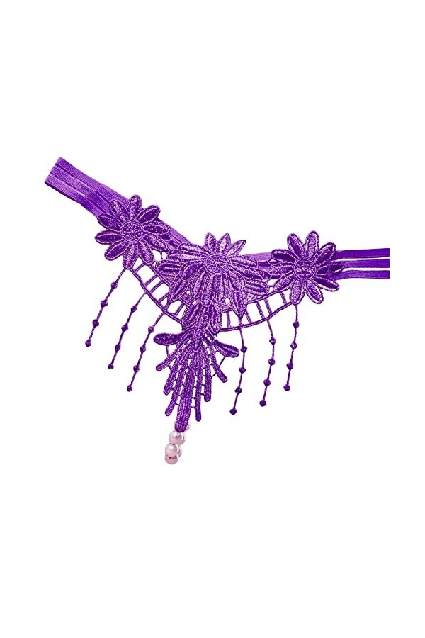 Lingerie Femme Sexy Ensemble Homme Sexy Hot y*2*k Culotte Lumière De Luxe Gland String Femmes Peut Jouer Perlé Ouvert Entreja