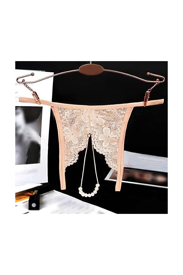 Lingerie Femme Sexy Ensemble Homme Sexy Hot y27k Femmes Sexy Gland Maille Perle Slips évider Culotte Crochet à Lacets Culotte