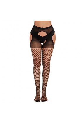 Lingerie Femme Sexy Ensemble Homme Sexy Hot y*2*k Femmes Sexy Élastique Ouvert Entrejambe Jarretelles Sexy Bas De Soie Bretel