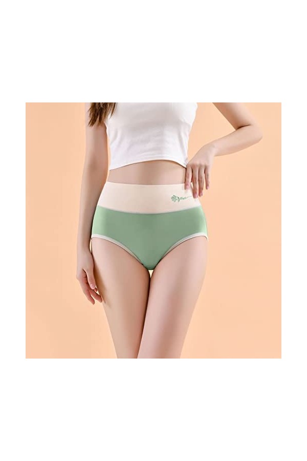 Culotte Femme Taille Haute Slips Elasticité Tangas rayés Taille Haute personnalisés No Show Tongs personnalisées Culottes Str