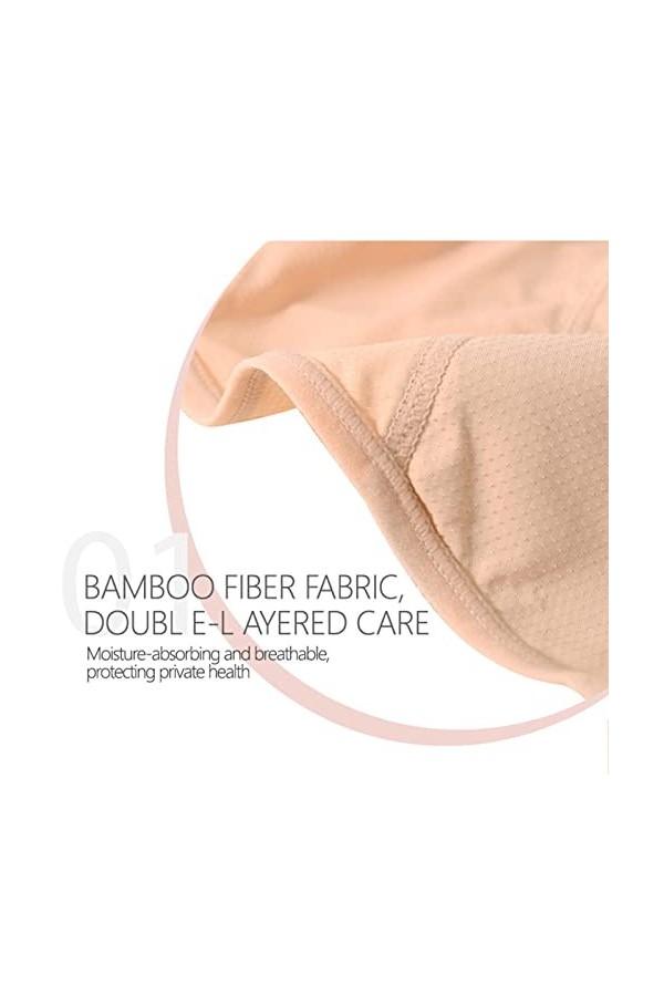 LULER Femmes taille moyenne, respirant avant et après Eriod, étanche, pantalon physiologique pantalon gay sous-vêtements homm