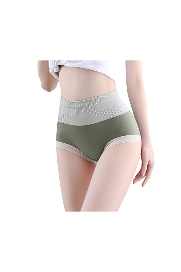 Générique Culotte sous-Vêtements Culotte Extensible Femme Stretch Cheeky Doux Culotte Confort Culotte Taille Mi Ouverte Fleur