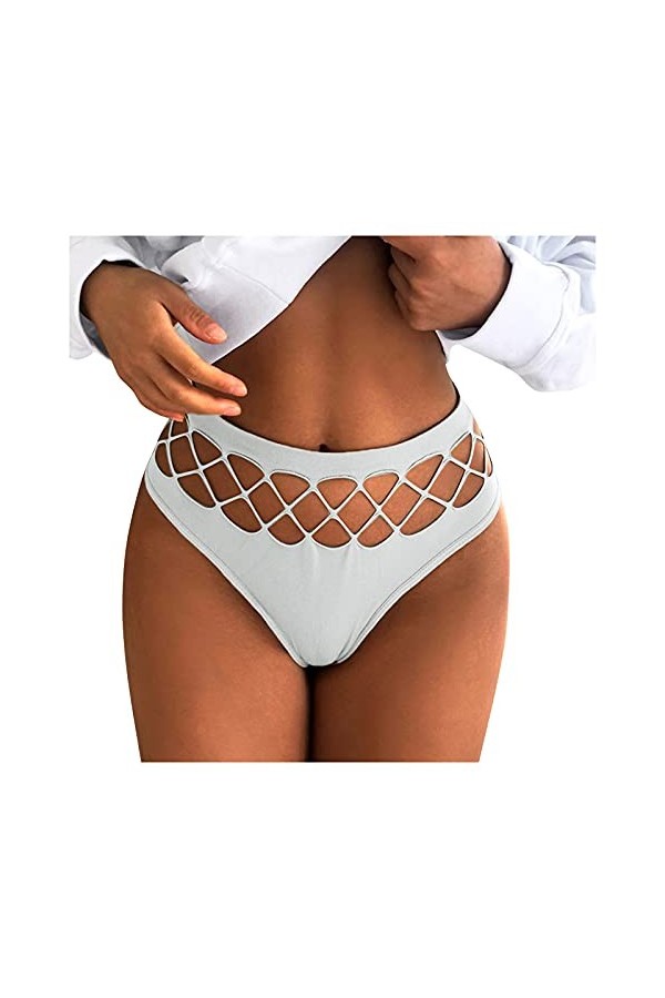 Lingerie Femme Sexy Ensemble Homme Sexy Hot y.2k Out Slips Dentelle Sexy Crochet Lace-up pour Les Femmes Culotte Creux Body N