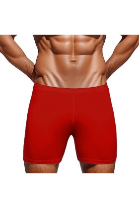 Beokeuioe Boxer pour homme - Sous-vêtements Trunks - Micro modal - Sous-vêtements avec poche - Boxer stretch respirant, A2 ro