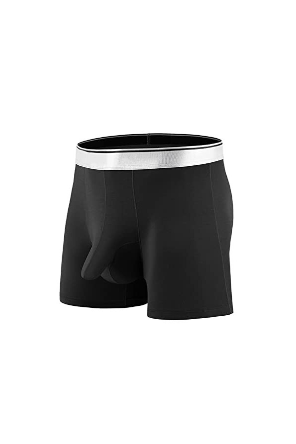 Beokeuioe Sous-vêtements Trunks Micro Modal Boxer stretch respirant pour homme à séchage rapide Sous-vêtements confortables, 