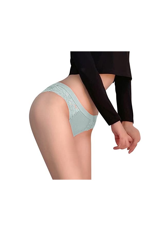 Culotte pour femme Lingerie hipster Tangas évider Culotte pour femme Culottes sexy en dentelle Culottes sexy Lingerie confort