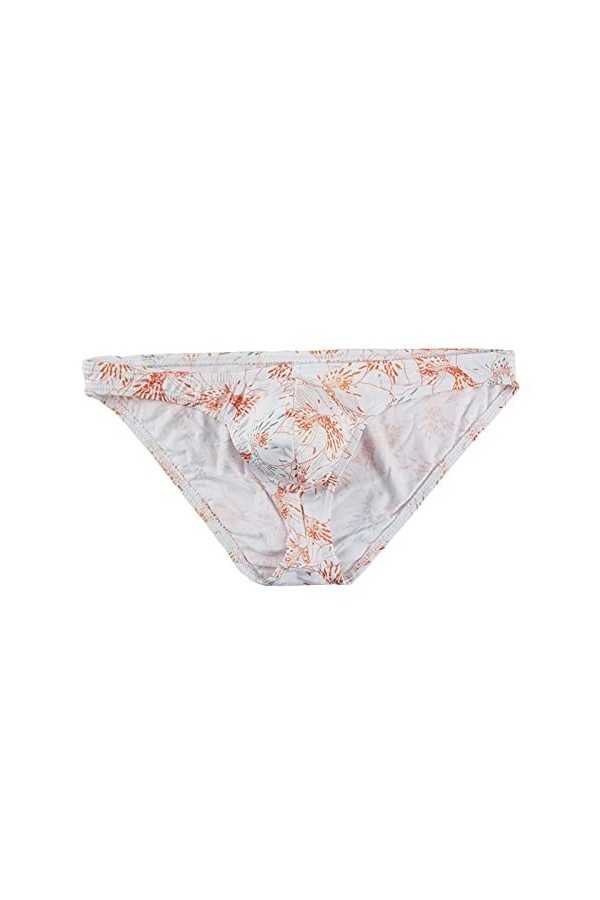 Sous-vêtement pour homme - Style rétro - Sexy - Taille basse - Sexy - Confortable - Doux - Triangulaire - Imprimé - Court - R