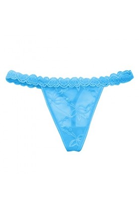 WSNDD Femmes Taille Basse Sexy Dames Thong Femmes T Pantalons Amour Dentelle Culotte Menstruelle Lot De 3