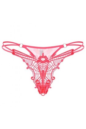 Mode Femmes Lady String Sexy Culottes String Dentelle Pantalon Dames Slips Culotte Halter sous VêTement MéMoires G-String