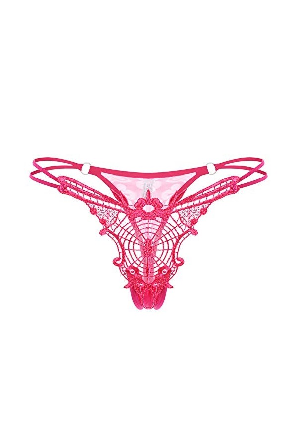 Mode Femmes Lady String Sexy Culottes String Dentelle Pantalon Dames Slips Culotte Halter sous VêTement MéMoires G-String