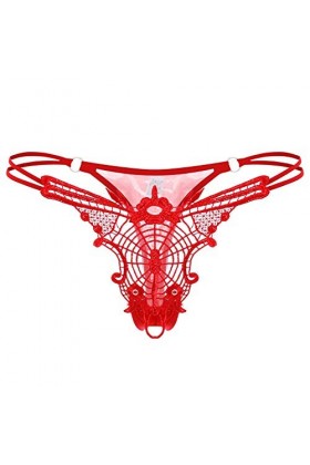 Mode Femmes Lady String Sexy Culottes String Dentelle Pantalon Dames Slips Culotte Halter sous VêTement MéMoires G-String