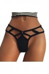 Yvelands Femme Shorties Et Strings,G-String sous-VêTement Culotte String T Tangs Culotte Sexy Erotique Strings（Noir，Small）