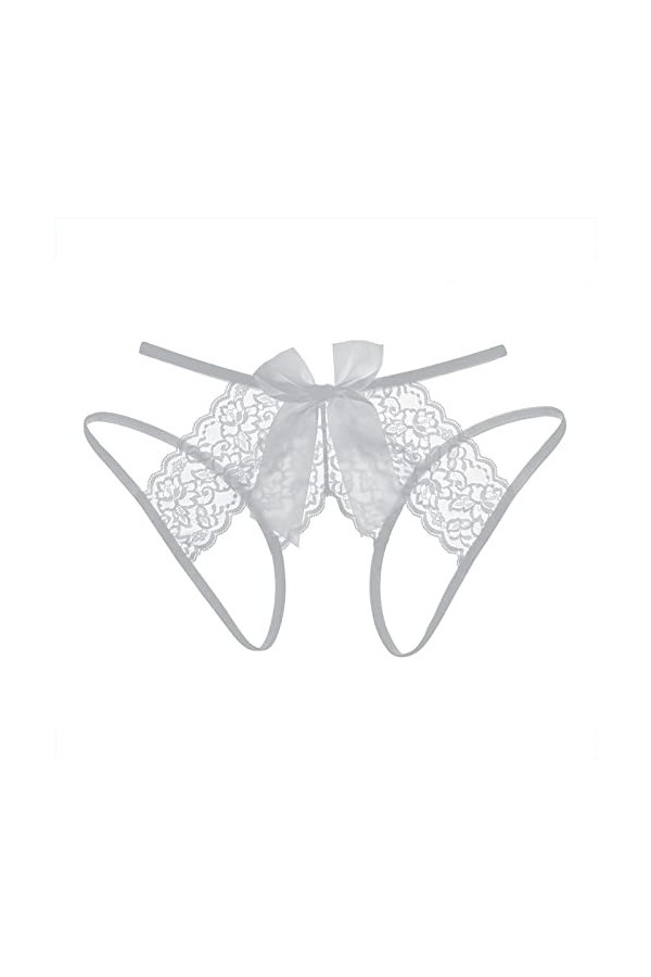 Lingerie Femme Sexy Ensemble Homme Sexy Hot y23k Femmes Sexy Transparent Dentelle sans Soudure Culotte à Fente Taille Basse C