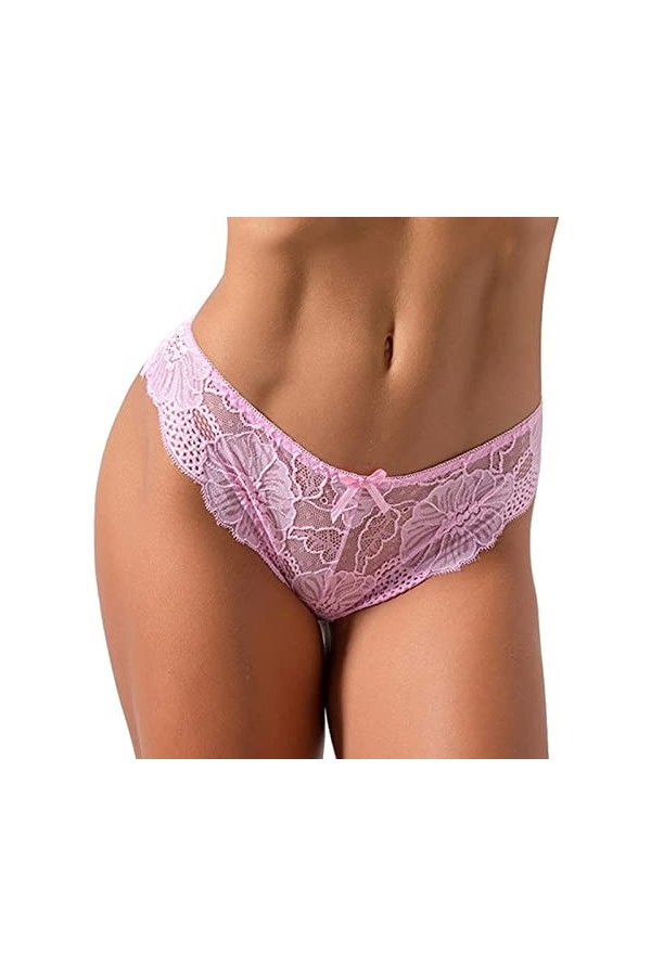 Lingerie Femme Sexy Ensemble Homme Sexy Hot y27k Lettre personnalisée Logo Taille Basse rayé Tangas No Show Bikini Tongs pers