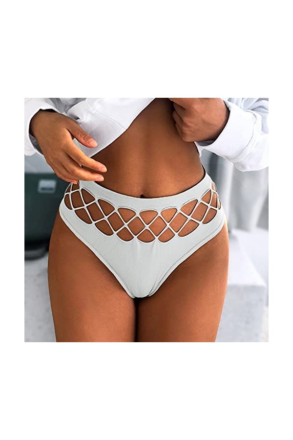 Lingerie Femme Sexy Ensemble Homme Sexy Hot y.2k Out Slips Dentelle Sexy Crochet Lace-up pour Les Femmes Culotte Creux Body N