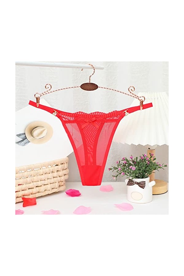 Lingerie Femme Sexy Ensemble Homme Sexy Hot y23k Femmes Sheer Mesh Dentelle Sexy Femmes Culottes T Pantalons Femmes Thong Fem