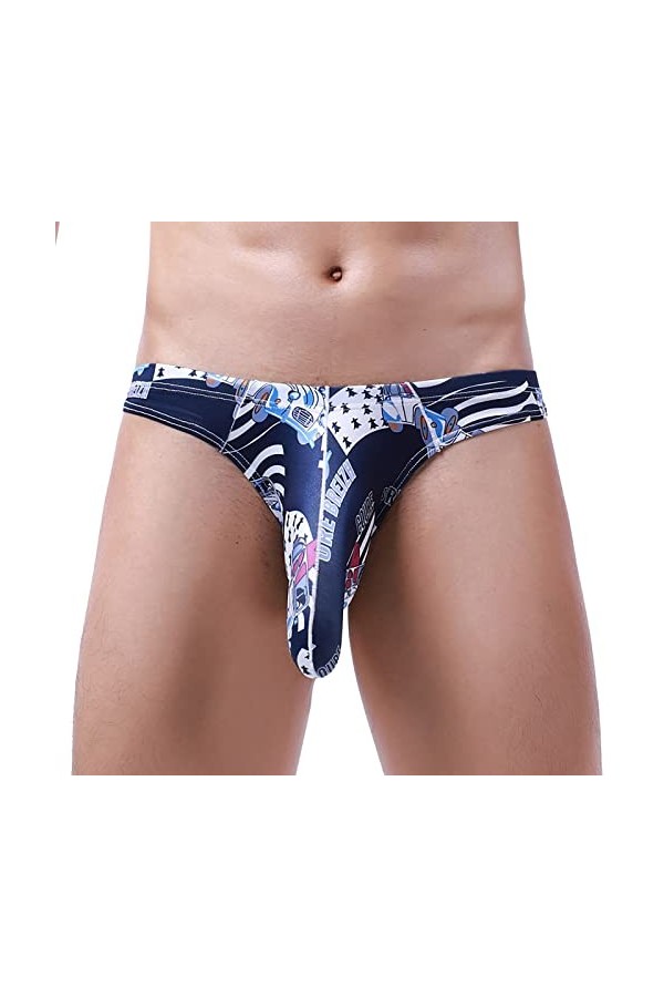 Strings Poche PéNis Slip Hommes Stretch Naturels String Homme Sexy Respirant Lingerie Homme éRotique NtidéRapant sous-VêTemen