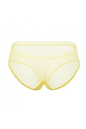 Slips Femme Stretch String en Pur Coton et Soie Culottes Taille Haute Pantalons Triangle Elasticité Tanga Taille Basse Sexy L