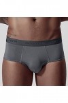 Slip pour homme - Sous-vêtements respirants - Sous-vêtements sexy - Stretch doux et confortable, Gris A1., M