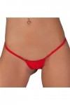 PTLLEND Kitty Lingerie Taille Basse Traceless Fitness Culotte One String sous-Vêtements Sexy Nuisette Sexy Noir Red, One Siz