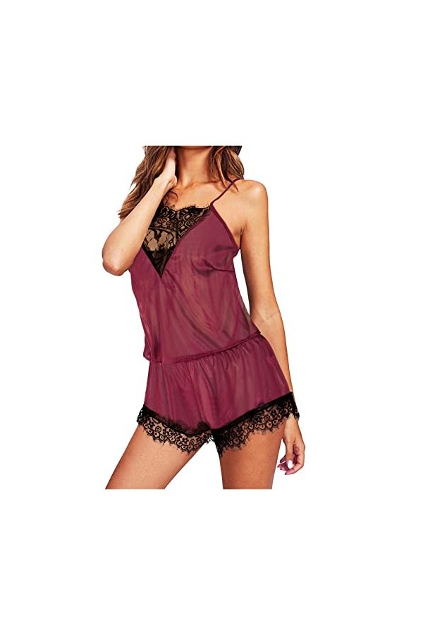 Générique VêTements De Nuit Femme Sexy sous-VêTements Amusants pour Femme Sexy Dentelle Maille Voir à Travers Les sous-VêTeme