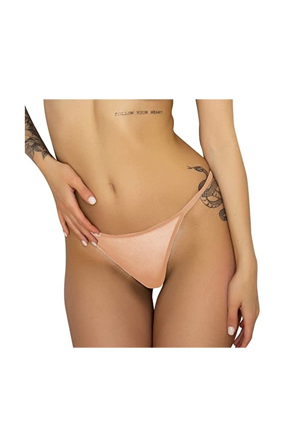 Femmes Solide Sexy brodé Maille Pure String Culotte T Pantalon Taille Basse Grande Taille sous-vêtements Menstruelle pour Chi