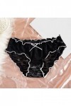 Femmes Maille nœud Dentelle Transparent String sous-vêtements Sexy Dos Pansement évider Culotte String Slips Ensemble Vaissel