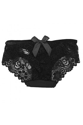 Culottes pour Dames Culottes en Dentelle avec nœud Culottes Sexy Transparentes Culottes sans Couture Bustier avec Bretelles 