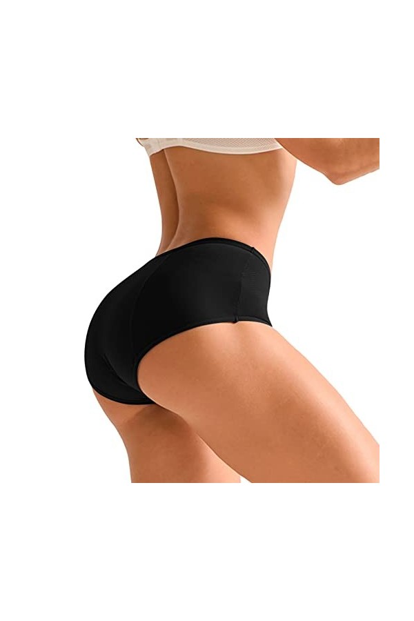 Culotte sans Couture Femme Douce Pantalons Triangle Étanches Period Stringthong Dentelle Tanga Classique Creux Shorties Washa