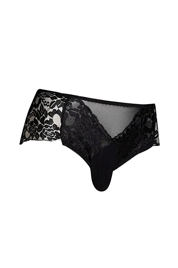 Lingerie Sexy Femme Coquine Hot Grande Taille Sexy Jacquard Mens Briefs U Shaped Pocket Glossy Goût sous-vêtements Pure Under