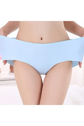 String en Pur Coton et Soie Femme 2023 Nouveau Stretch Slips de Absorbante Menstruelle Culottes Couleur Unie Pantalons Triang