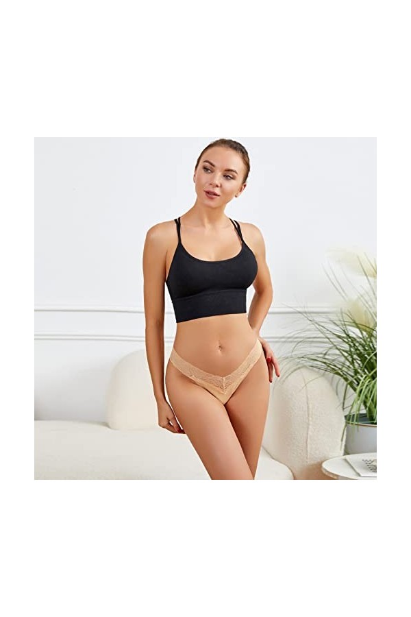 Lingerie Femme Sexy Ensemble Homme Sexy Hot y*2*k Culotte Patchwork Couleur sous-Vêtements Culotte Bikini Solide Femme Culott