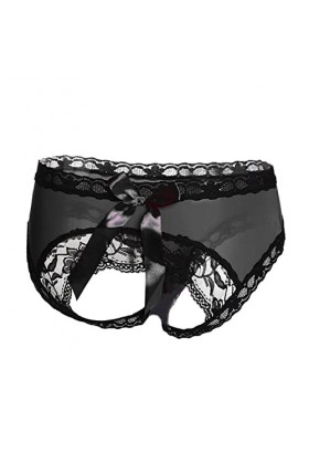 Lingerie Femme Sexy Ensemble Homme Sexy Hot y2*k Femmes Taille Basse séduisante Fesses Ouvertes Creux Respirant Sexy nœud sou