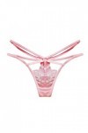 Générique Femmes Pantalon sous-vêtements Thong Thong Sexy Ladies Briefs Dentelle Culotte Lingerie Sexy Sensuelle Pink, One S