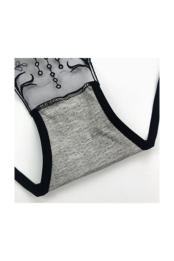 Lingerie Femme Sexy Ensemble Homme Sexy Hot y*2*k Dentelle Respirante Sexy en Dentelle pour Femmes évider et soulever Les Fes