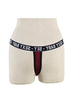 Vexiangni Culotte pour femme - Ouvert - Sans coutures - Pour cosplay - Sexy - String pour femme, Bordeaux, M