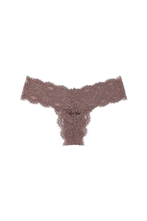 Générique Femmes Dentelle Sexy Culottes pour Femmes Filles String en Femme Coquine Hot Ouverte Culotte Ultra Gainante Culotté