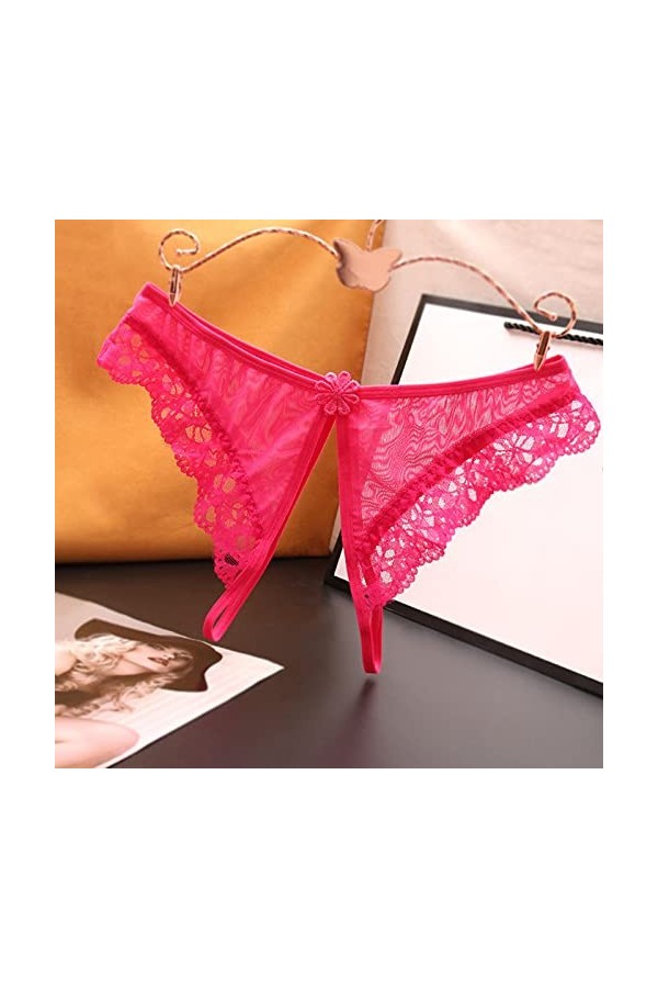 Lingerie Femme Sexy Ensemble Homme Sexy Hot y22k Slips pour Femmes Dentelle Bas Taille Ouverte Briefs sous-vêtements Entrejam