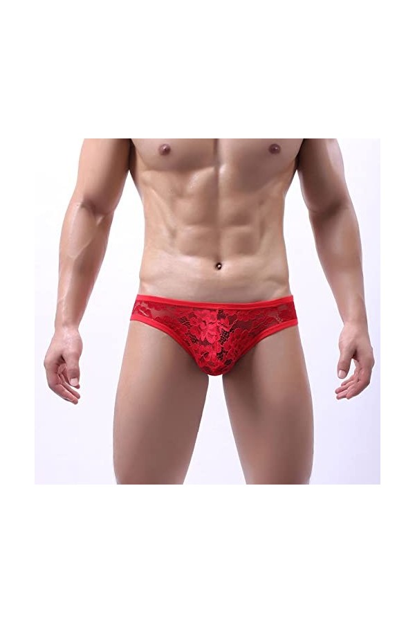 String Homme Sexy Comfort Respirant Tanga Thong ​sous-vêtement Taille Basse Élastique Underwear Sexy éRotique String Tanga