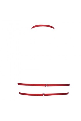 GilRu Lingerie discothèque Costume de la Reine évider Cinq Branches étoile Sangle réglage Harnais Soutien-Gorge S0026 Lingeri