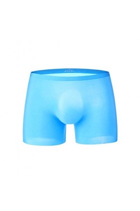 Lingerie Sexy Grande Taille Cher Slips sans Soudure 3D One Piece Briefs Respirants pour Hommes Ice Boxer Silk Culottes Linger