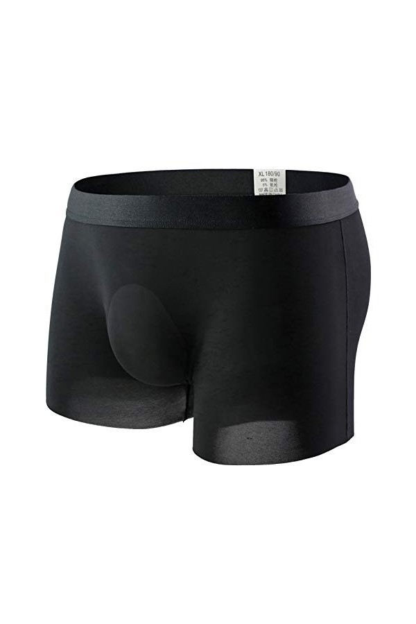 LULER Pantalon de glace en soie pour hommes sans couture respirant boxer confortable sous-vêtements à la mode belles dames li